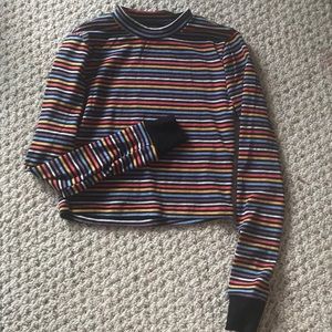 Long sleeve colorful t-shirt